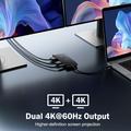 Lemorele TC510 7-i-1 USB-C-hub - sort
