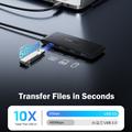 Lemorele TC510 7-i-1 USB-C-hub - sort