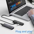 Lemorele TC55 Slim 4-ports USB 3.0-hub - sort