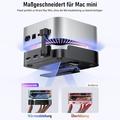 Lemorele TC800 9-i-1 USB-C-hub til Mac Mini M4/M4 Pro - Sort