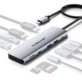 Lemorele TC91 10-i-1 USB-C-hub - Grå