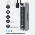 Lemorele X23L 6-i-1-dockingstation til Steam Deck, Nintendo Switch og ASUS ROG Ally