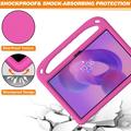 Lenovo Idea Tab Stødsikkert Transportabelt Cover til Børn - Hot Pink