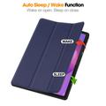 Lenovo Idea Tab Plus Tri-Fold Series Smart Folio-etui - mørkeblå