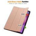Lenovo Idea Tab Plus Tri-Fold Series Smart Folio-etui - Rosaguld