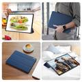 Lenovo Idea Tab Pro Dux Ducis Domo Tri-Fold Smart Folio Cover - Blå