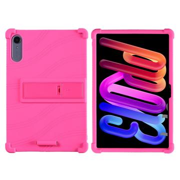 Lenovo Idea Tab Pro Gen 2 silikoneetui med kickstand - Hot Pink