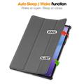 Lenovo Idea Tab Pro Gen 2 Tri-Fold Series Smart Folio-etui - grå
