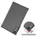 Lenovo Idea Tab Pro Gen 2 Tri-Fold Series Smart Folio-etui - grå