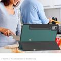 Lenovo Idea Tab Pro Tri-Fold Series Smart Folio-etui - Sortgrøn