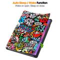 Lenovo Idea Tab Pro Tri-Fold Series Smart Folio-etui - Graffiti