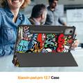 Lenovo Idea Tab Pro Tri-Fold Series Smart Folio-etui - Graffiti