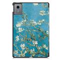 Lenovo Idea Tab Tri-Fold Series Smart Folio-etui - Hvide blomster