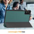 Lenovo Legion Y700 (Gen 4) Tri-Fold Series Smart Folio-etui - Sortgrøn