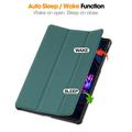 Lenovo Legion Y700 (Gen 5) Tri-Fold Series Smart Folio-etui - Sortgrøn