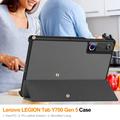 Lenovo Legion Y700 (Gen 5) Tri-Fold Series Smart Folio-etui - grå