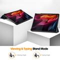 Lenovo Tab K11 Plus Tri-Fold Series Smart Folio Cover - Blå