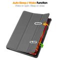 Lenovo Tab K11 Plus Tri-Fold Series Smart Folio Cover - Grå