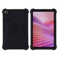 Lenovo Tab K9 Silikoneetui med kickstand - Sort