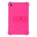 Lenovo Tab K9 silikoneetui med kickstand - Hot Pink