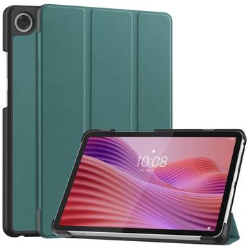 Lenovo Tab K9 Tri-Fold Series Smart Folio-etui - Sortgrøn