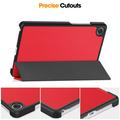 Lenovo Tab K9 Tri-Fold Series Smart Folio-etui - rød