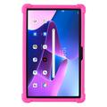 Lenovo Tab M10 Plus Gen 3 silikoneetui med kickstand - hot pink