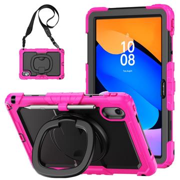 Lenovo Tab M11/Idea Tab Heavy Duty 360 Cover med Håndrem - Hot Pink