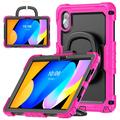 Lenovo Tab M11/Idea Tab Heavy Duty 360 Cover med Håndrem - Hot Pink