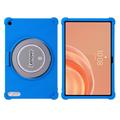 Lenovo Tab Plus Gen 2 Stødsikkert silikoneetui med penneholder - Mørkeblå