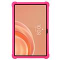 Lenovo Tab Plus Gen 2 Stødsikkert silikoneetui med blyantholder - Hot Pink