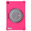 Lenovo Tab Plus Gen 2 Stødsikkert silikoneetui med blyantholder - Hot Pink