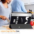 Lenovo Yoga Tab Plus Tri-Fold Series Smart Folio Cover - Rør mig ikke