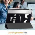 Lenovo Yoga Tab Plus Tri-Fold Series Smart Folio Cover - Rør mig ikke