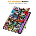 Lenovo Yoga Tab Plus Tri-Fold Series Smart Folio Cover - Graffiti