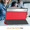 Lenovo Yoga Tab Plus Tri-Fold Series Smart Folio Cover - Rød