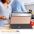 Lenovo Yoga Tab Plus Tri-Fold Series Smart Folio Cover - Rødguld