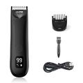 Lilipro Elektrisk bodytrimmer / intimtrimmer med LED-display - Vandtæt - Sort