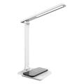 Lippa LED-bordlampe med trådløs opladning - hvid