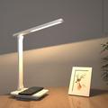Lippa LED-bordlampe med trådløs opladning - hvid
