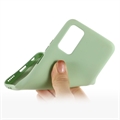 Samsung Galaxy S20 FE 5G Liquid Silikone Cover - Grøn