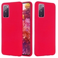 Samsung Galaxy S20 FE 5G Liquid Silikone Cover - Rød