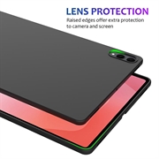 Samsung Galaxy Tab S11 Ultra Flydende silikone cover - sort