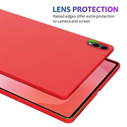 Samsung Galaxy Tab S11 Ultra Flydende silikone cover - Rød