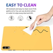 Samsung Galaxy Tab S11 Ultra Flydende silikone cover - Gul