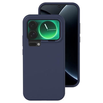 Xiaomi 17 Pro Max Flydende silikone cover - Midnatsblå