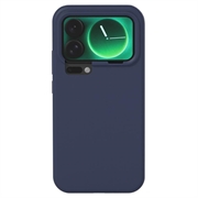 Xiaomi 17 Pro Max Flydende silikone cover - Midnatsblå