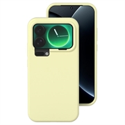 Xiaomi 17 Pro Max Flydende silikone cover - gul