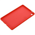Samsung Galaxy Tab A7 Lite Liquid Silicone Cover - Rød