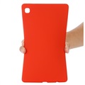Samsung Galaxy Tab A7 Lite Liquid Silicone Cover - Rød